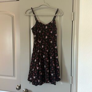 Grateful Dead skull roses dress